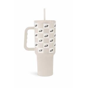 NEW‎ Philadelphia Eagles 40oz Tumbler Cup Handle Straw Insulated NFL Game Day